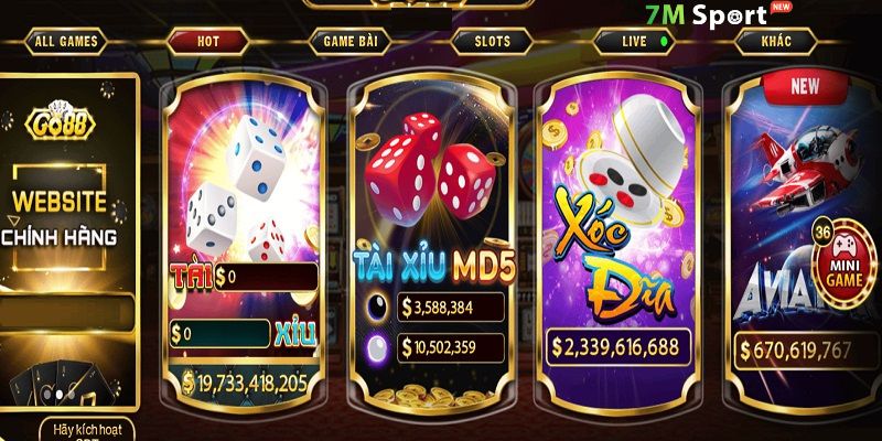 Điểm danh các sản phẩm nổi bật của GO88