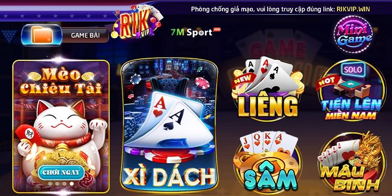 Đông đảo cược thủ lựa chọn giải trí tại RIKVIP