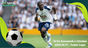Đội hình dự kiến trước trận Bournemouth vs Tottenham
